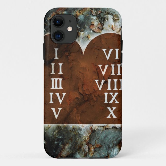 Coques Case-Mate iPhone Dix commandements (Dos)