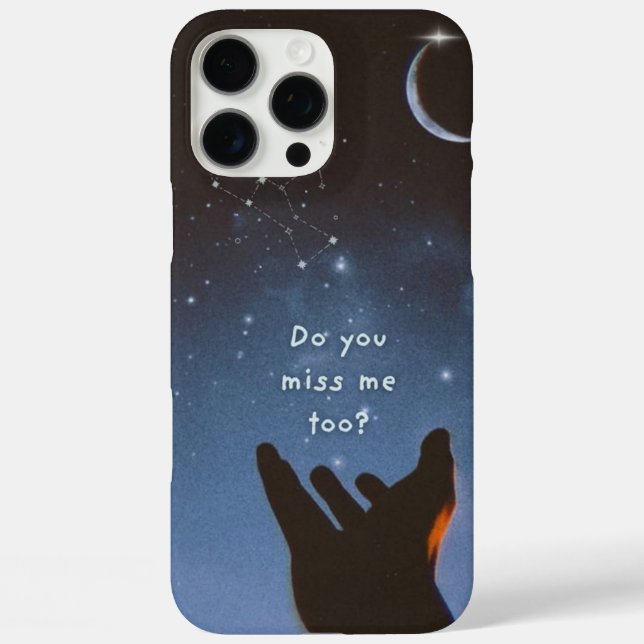Coques Case-Mate iPhone Do You Miss You Too?–Starry Sky iPhone / iPad case (Verso)