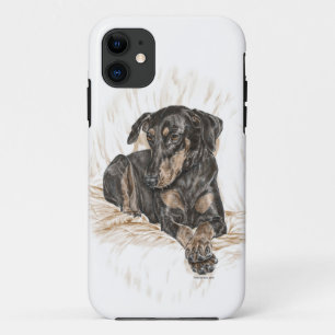 Coques Pour iPhone Doberman Chien oreilles naturelles