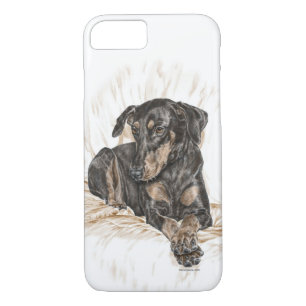 Etui iPhone Case-Mate Doberman Chien Oreilles naturelles pour les clés