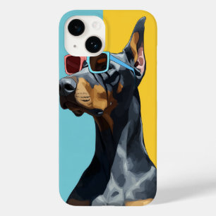 Coque Case-Mate iPhone Doberman cool avec des lunettes de soleil