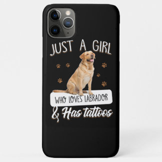 Case-Mate iPhone Case Dog Lover | Just A Girl Who Loves Labrador Tattoos