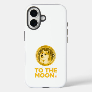 COQUE POUR iPhone 16 DOGECOIN À LA LUNE