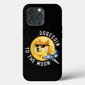 Case-Mate iPhone Case Dogecoin À La Lune Drôle Mème Cryptomonnaie Mou