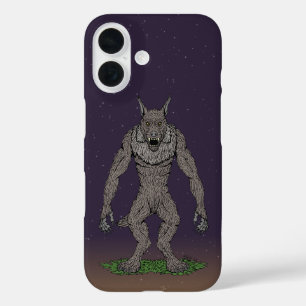 Coque Pour iPhone 16 Dogman Cryptid ou Werewolf