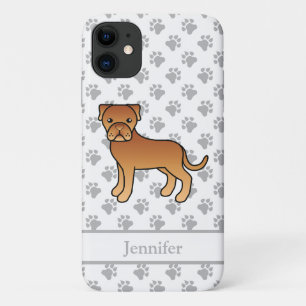 Case-Mate iPhone Case Dogue De Bordeaux Chien de dessin animé mignon & n
