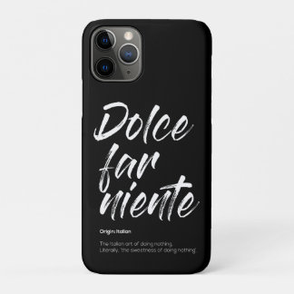 Case-Mate iPhone Case Dolce far niente - Couverture téléphonique (Noir)