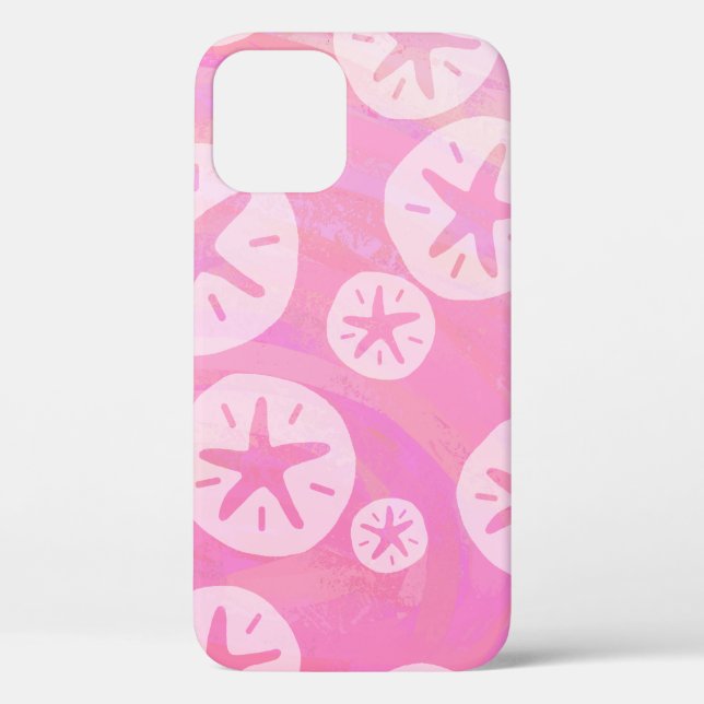 Coques Case-Mate iPhone Dollar de sable blanc et rose (Verso)