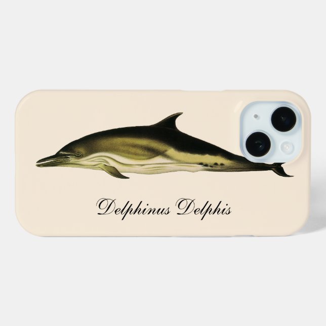 Coques Case-Mate iPhone Dolphin Delphinus Delphis, Mammifères marins Vinta (Verso (horizontal))