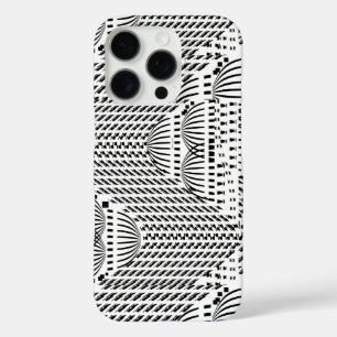 COQUE iPhone 16 PRO DÔMES NOIRS ET BLANCS
