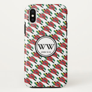 Case-Mate iPhone Case DOMINICA Drapeau Élégant Monogramme Vie Abondante