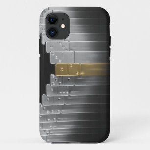 Coques Pour iPhone Dominos d'or et d'argent