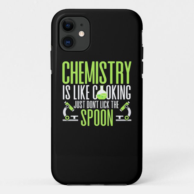 Coques Case-Mate iPhone Don de scientifique | La chimie est comme la Cuisi (Dos)