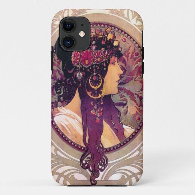 Coques Case-Mate iPhone Donna Orechini par Alphonse Mucha (Dos)