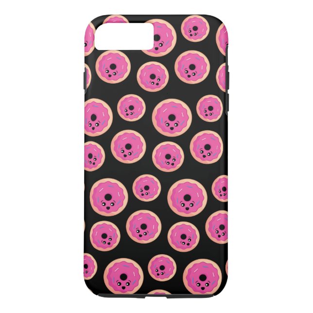 Coques Case-Mate iPhone Donut Face Kawaii Food Art (Dos)