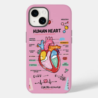 Coque Case-Mate iPhone Doodle de science pour étudiant en médecine Anatom