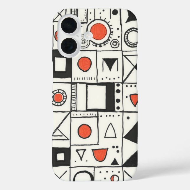 Coques Case-Mate iPhone Doodle Dreams : Un Abstrait lunatique (Verso)