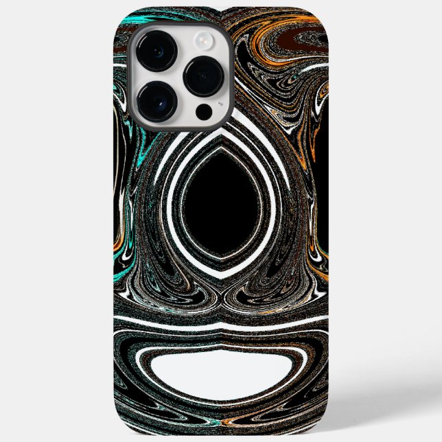 Coques Case-Mate iPhone Doodle ethnique africain | Abstrait texturé zèbre  (Verso)
