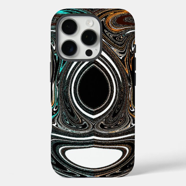 Coques Case-Mate iPhone Doodle ethnique africain | Abstrait texturé zèbre  (Verso)