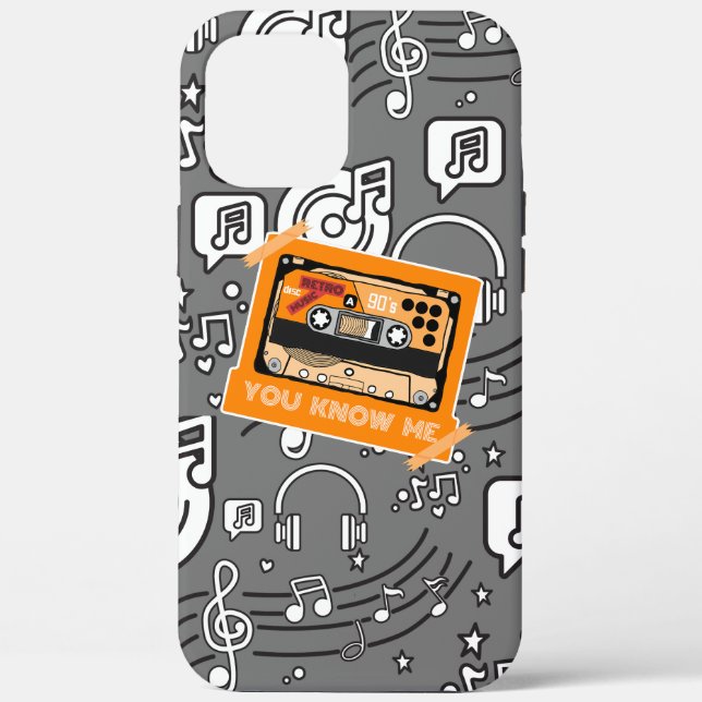Coques Case-Mate iPhone Doodles de musique (Verso)