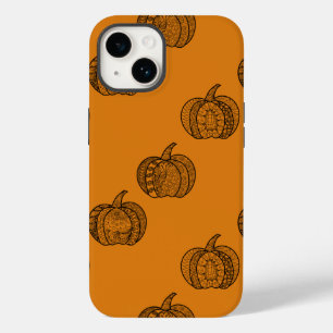 Coque Case-Mate iPhone Doodles d'Halloween boho mandala citrouilles Autom