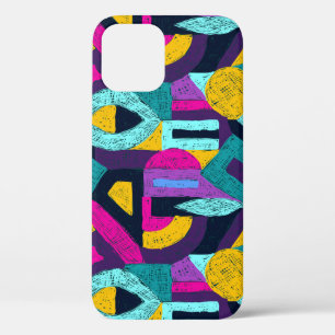 Case-Mate iPhone Case Doodles rétro : pop art géométrique.