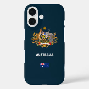 Coque Pour iPhone 16 Dossier de téléphone d'un passeport australien
