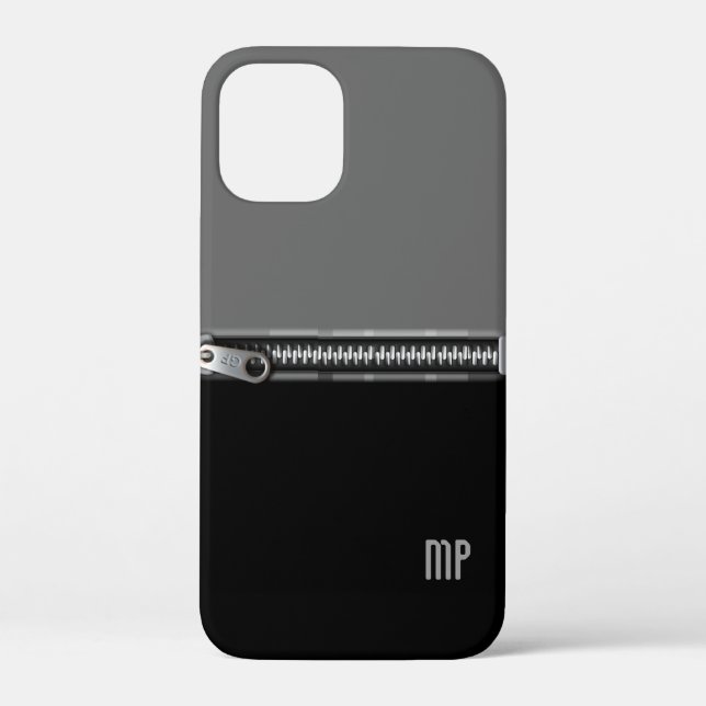 Coques Case-Mate iPhone Dossier téléphonique avec "Zipper" et vos initiale (Verso)