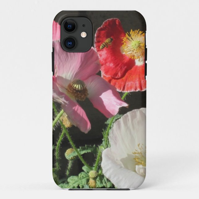 Coques Case-Mate iPhone Dossier téléphonique "Bee In the Poppies" (Dos)