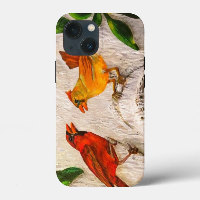 Coques Case-Mate iPhone Dossier téléphonique, Cardinaux Chant d'amour (Verso)