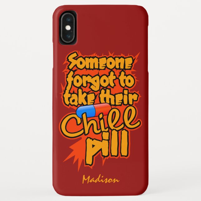 Coques Case-Mate iPhone Dossier téléphonique Chill Pill (Dos)
