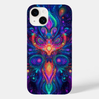Coque Case-Mate iPhone Dossier téléphonique fractal psychédélique