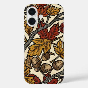 Coque Pour iPhone 16 Dossier téléphonique inspiré d'automne
