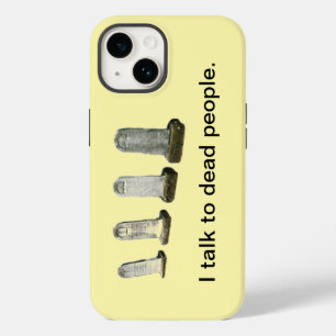 Coque Pour iPhone 14 Dossier téléphonique - Je parle aux morts