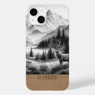 Coque Case-Mate iPhone Dossier téléphonique personnalisé de cerf, Cadeau