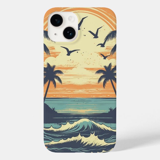 Coques Case-Mate iPhone Dossiers téléphoniques d'été (Verso)