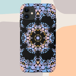 Case-Mate iPhone Case Dot Mandala Flower bleu et jaune