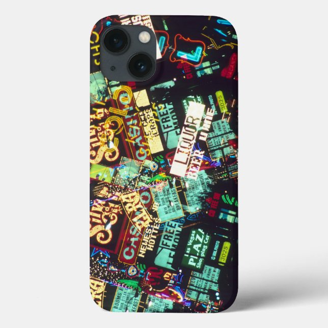 Coques Case-Mate iPhone Double exposition, enseignes de casino, Las Vegas, (Verso)