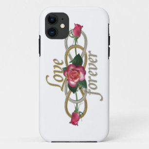 Etui iPhone Case-Mate Double Infinité - Amour Rose pour toujours