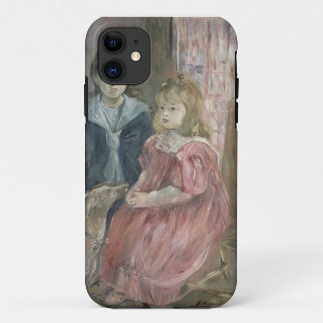 Coques Case-Mate iPhone Double portrait de Charley et de Jeannie Thomas, (Dos)