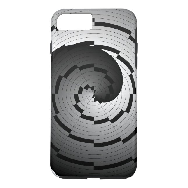 Coques Case-Mate iPhone Double spirale Yin Yang par Kenneth Yoncich (Dos)