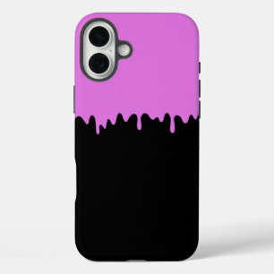 Coque Pour iPhone 16 Plus Douce à goutte rose