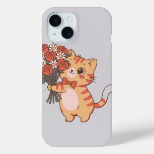 Coque Case-Mate iPhone Douce Kitty avec Bouquet de Roses
