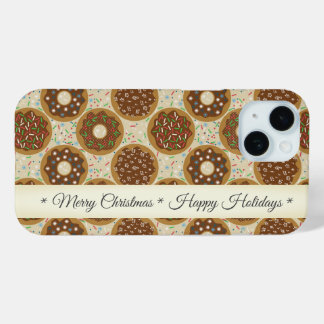 Coque Case-Mate iPhone Doughnut Joyeux Noël Joyeux Joyeux Fêtes