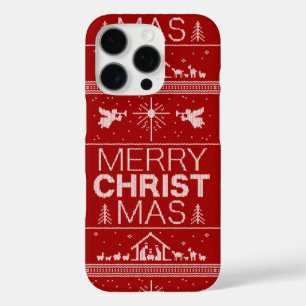 Coque iPhone 16 Pro Doux de Noël doux Nativité religieuse