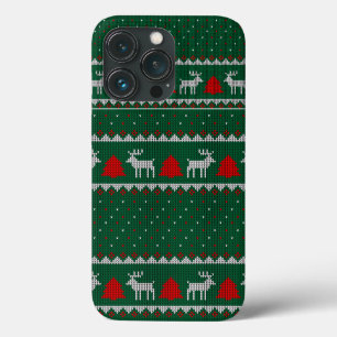 Case-Mate iPhone Case Doux moche Noël Faux Knit Motif Coque-Mate