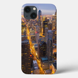 Coque Case-Mate iPhone Downtown Chicago skyline at dusk