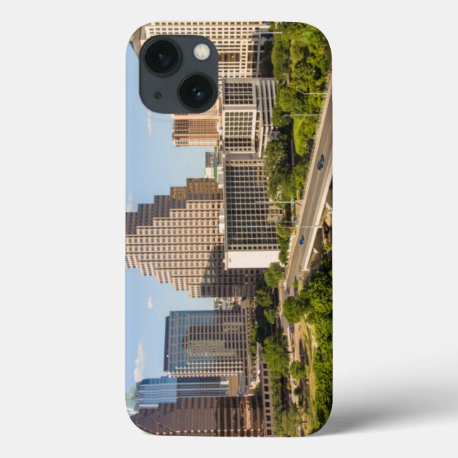 Coques Case-Mate iPhone Downtown Skyline on Lady Bird Lake (Verso)