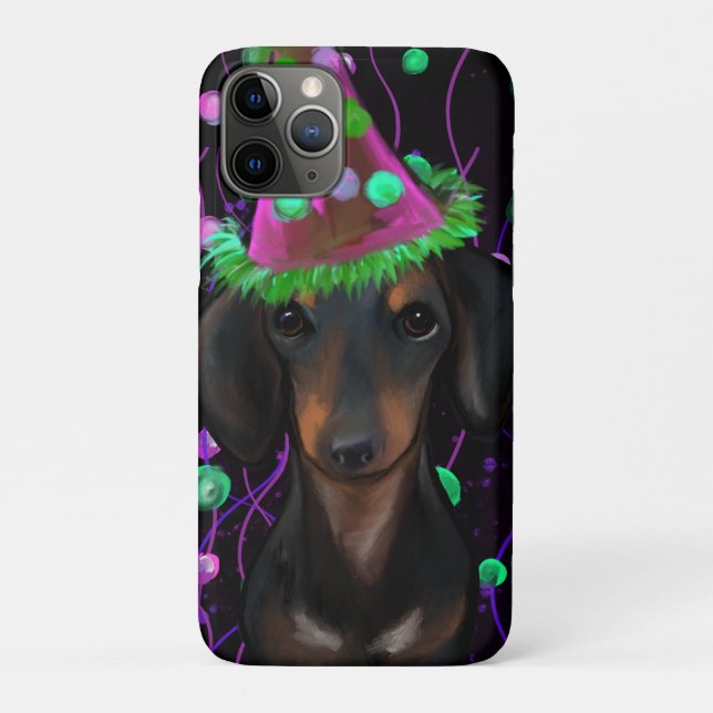 Coques Case-Mate iPhone Doxie noir et marron (Dos)