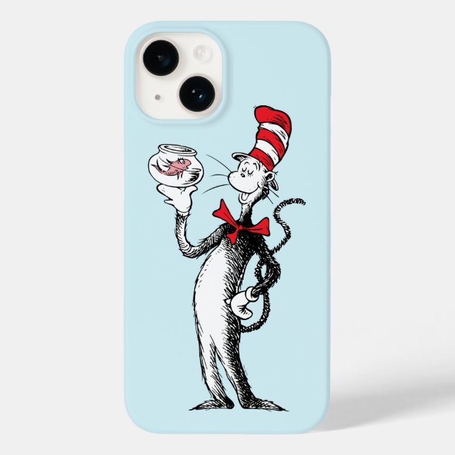 Coques Case-Mate iPhone Dr Seuss | Chat dans le Casquette & Krinklebine (Verso)